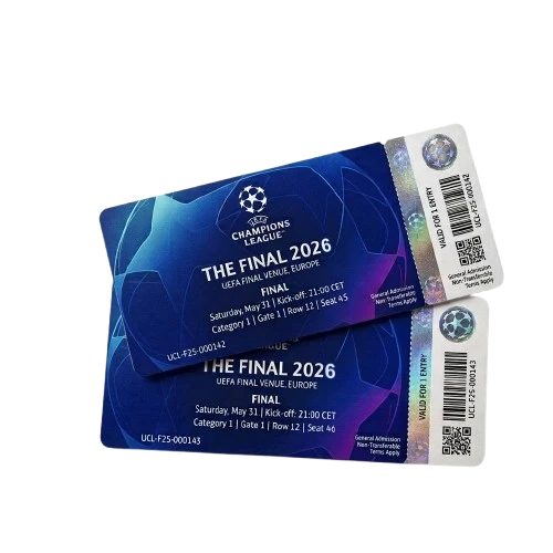 2 billets pour un match de Champions League